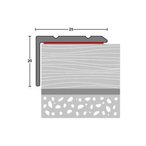 Trojan A36 Self-Adhesive Angle Edge 25x20mm - Image 2