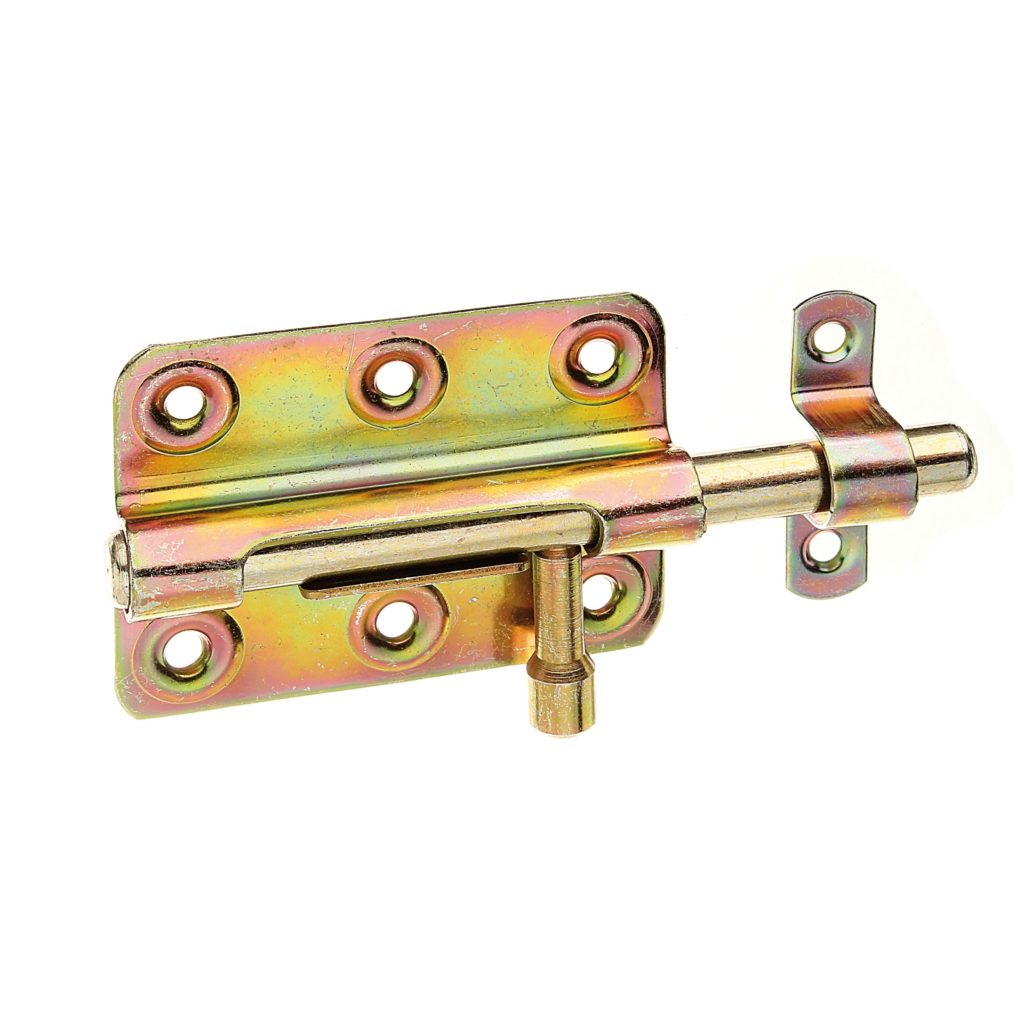 Bolt lock galv fixed staple 80x125mm DS Supplies