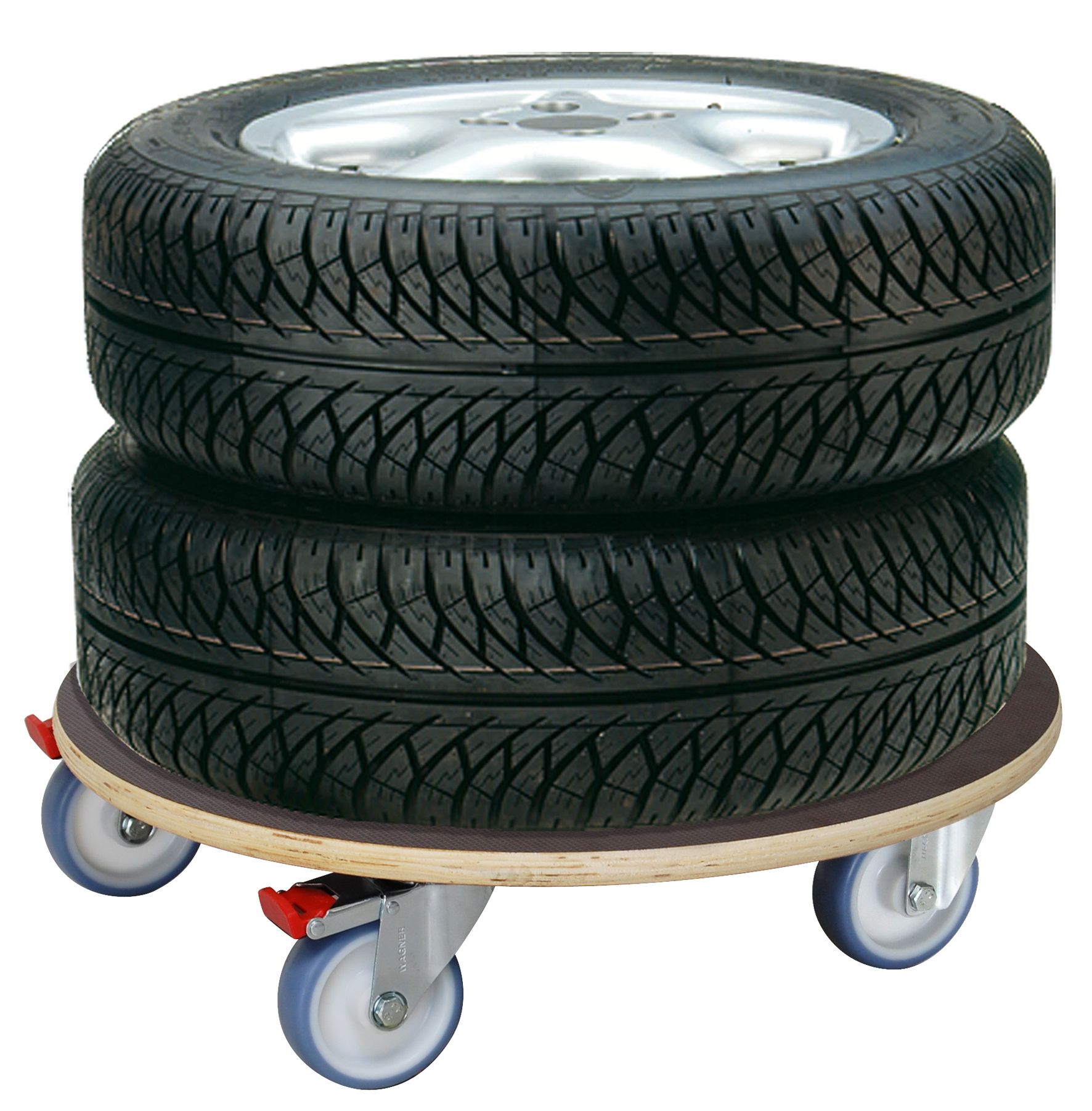 Indoor/Outdoor-Multi Roller Maxi Grip Trolley Round D380mm - Image 3