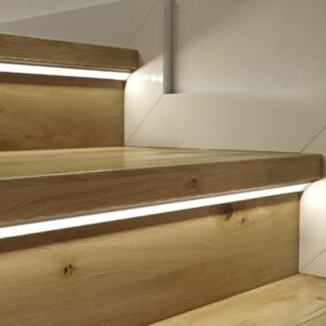 LED Corner mounted Profile Silver 2m - Image 4