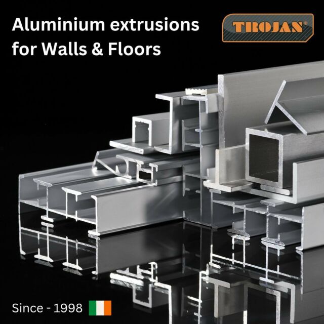 Trojan extrusions for walls & floors since 1998✔️ #trojan #floortrims #flooringaccessories #ledlighting #cornerprotection #aluminiumprofile #dssupplies #homedecor #builderproviders #floorstore #familybusiness #ireland #buildermerchant #homedesign #lightdesign #floordesign