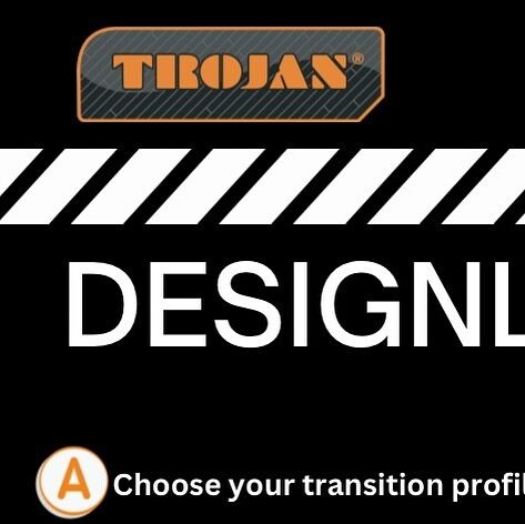 The latest in floor finishing profiles, Designline by Trojan, choose your transition strip & choose your insert! #trojan #designline #floordesign #interiordesign #dssupplies #floortrims #flooringaccessories