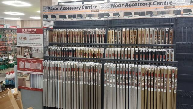 Extensive collection of flooring accessories now available at @declanbyrneandsonsltd 👈🏻 #carlow #flooringtrims #flooringaccessories #diy #laminateflooring #woodfloors #builderproviders #homedecor #homesweethome #trojan #dssupplies #experthardware #floortools #floortrims