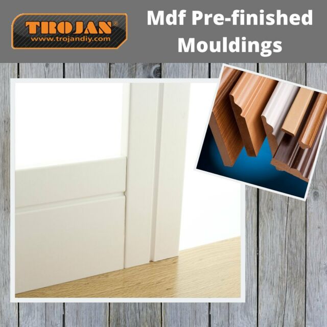 The finishing touches for flooring - Trojan Mdf 120 & 150mm skirting, scotia, flat adhesive beading, available nationwide. #dssupplies #trojan #skirting #interiordesign #scotia #flatbeading #mdf #flooring #floordesign #builderproviders #floorstore #diy #floortrims #flooringaccessories #25yearsinbusiness