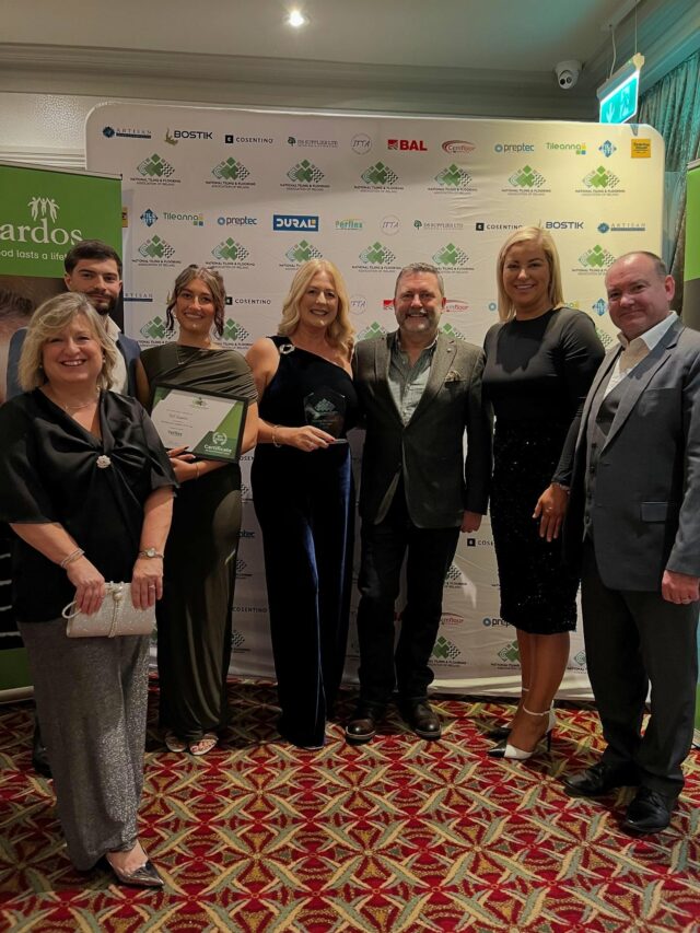 What a great day & night at the @ntfai.ie trade day and awards ceremony, we even managed to bring an award home for Best Flooring Tools category. #trojan #flooring #floortrims #flooringaccessories #tileaccessories #tilestore #floorstore #gripdex #dssupplies #floordesign #interiordesign #spcflooring #korner #spcwallpanels #stairnosing #builderproviders