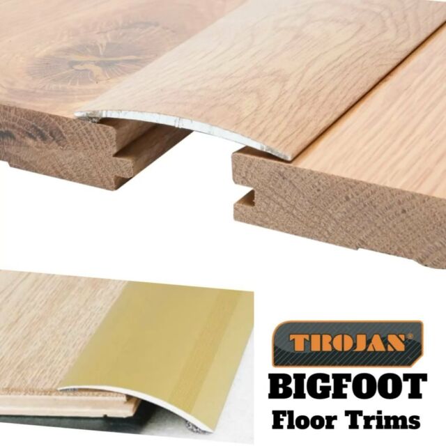 Trojan BIGFOOT floor trims, bigger, thicker, wider 👌 #trojan #floortrims #flooringaccessories #laminateflooring #floorstore #floordesign #builderproviders #buildermerchants #diy #bigfoot #flooringsolutions #woodfloors #flooringunderlays #floors #lvt #tiles #spcflooring #flooringtrims